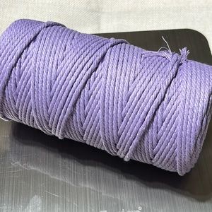 Noanta Macrame Cord Knitting Crafts Light Purple 1 Piece 0.425kg Opened Unused